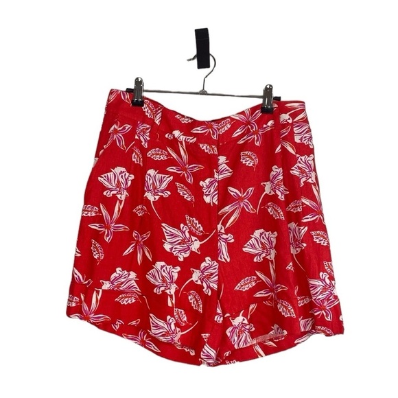 Joie floral print linen blend shorts - Picture 1 of 6